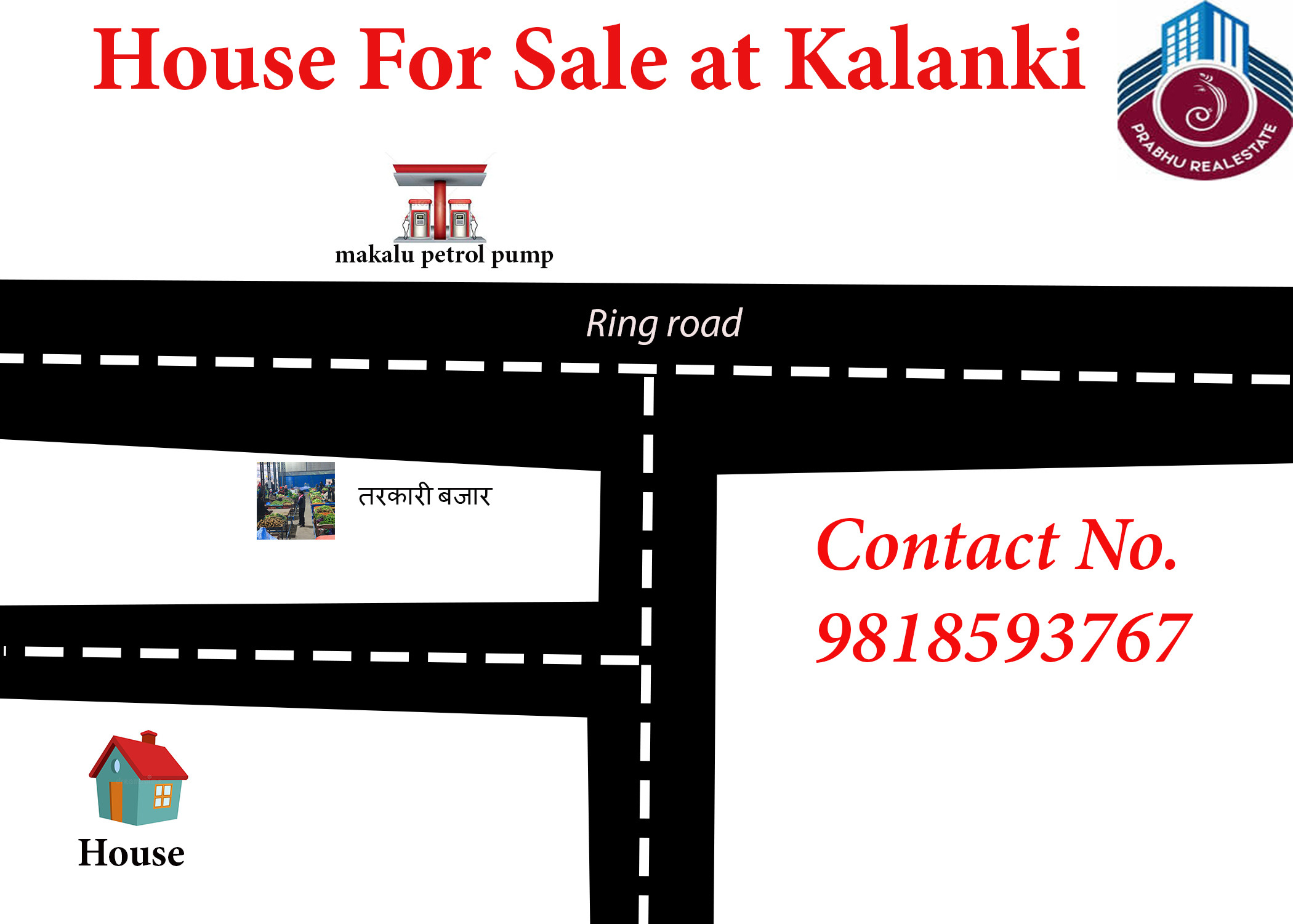 House For Sale at  Kalanki  Near Makalu Petrol Pump